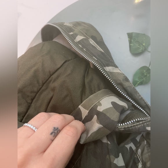 SUPERDRY THE ROOKIE MILITARY JACKET PARKA CAMOUFLAGE ADJUSTABLE GREEN XS - Picture 14 of 17